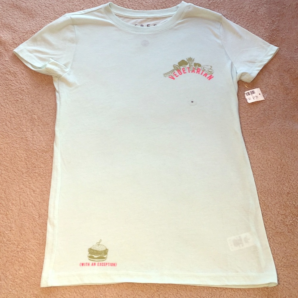 Free State Crewneck T-shirt Vegetarian Exception